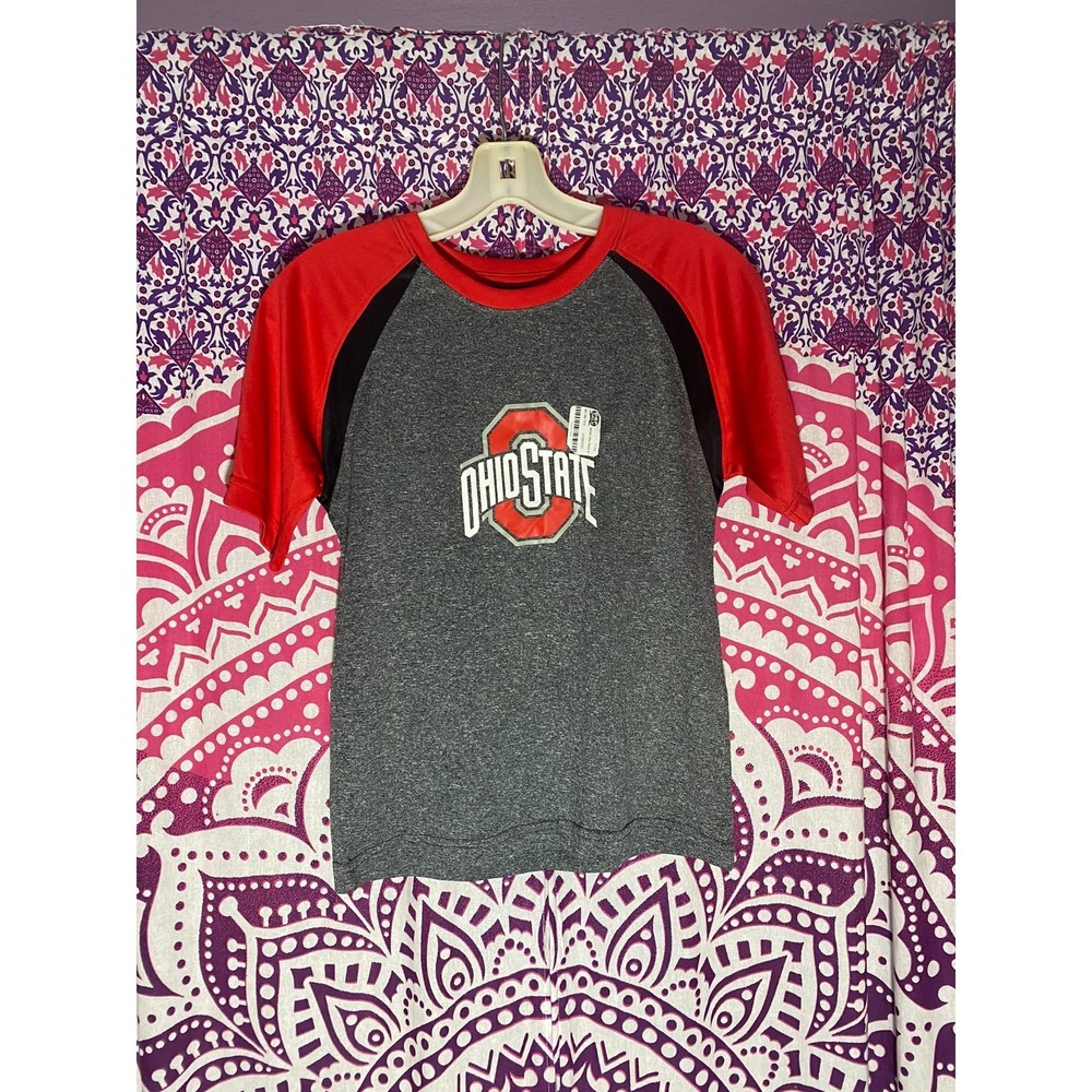 NWT Ohio State Buckeyes Outfit Shirt Shorts Youth Red Gray Size Medium